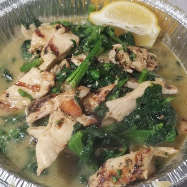 Broccoli Rabe & Chicken.