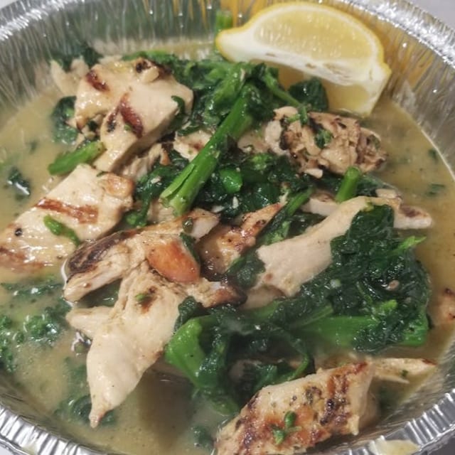 Broccoli Rabe & Chicken.