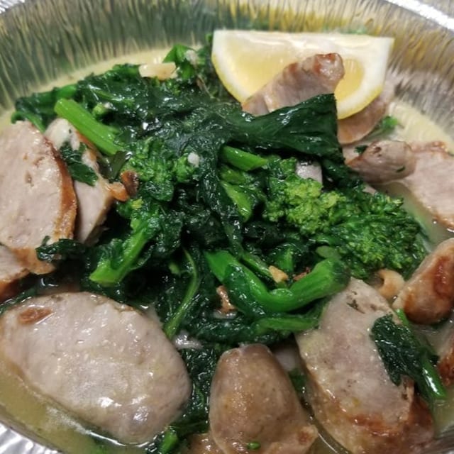 Broccoli Rabe & Sausage.