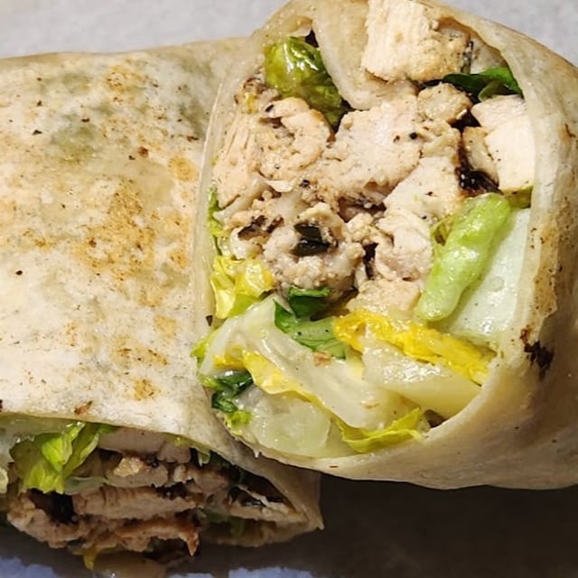 Chicken Caesar Wrap.