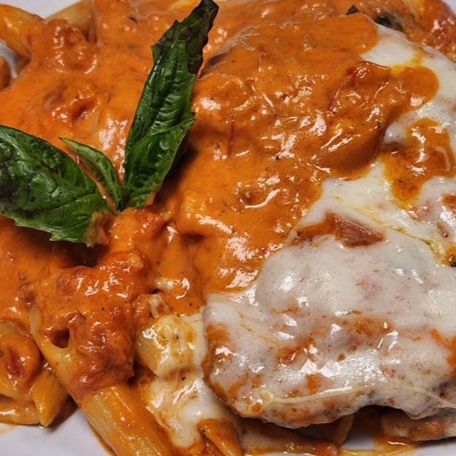 Chicken Vodka Parmigiana.
