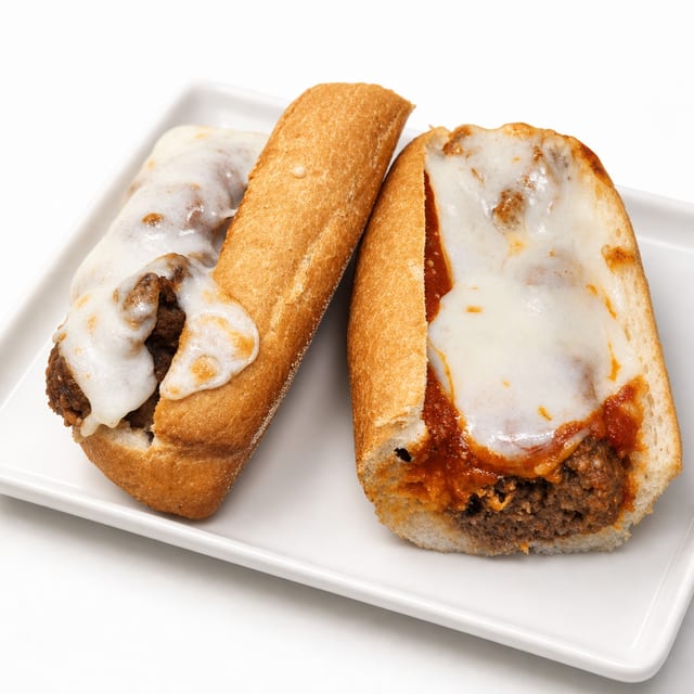 Meatball Parm Sandwich.