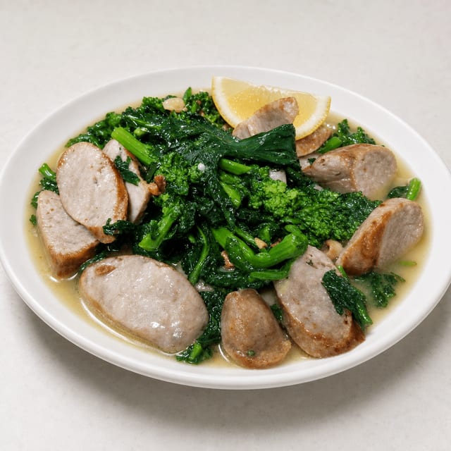 Broccoli Rabe & Sausage.