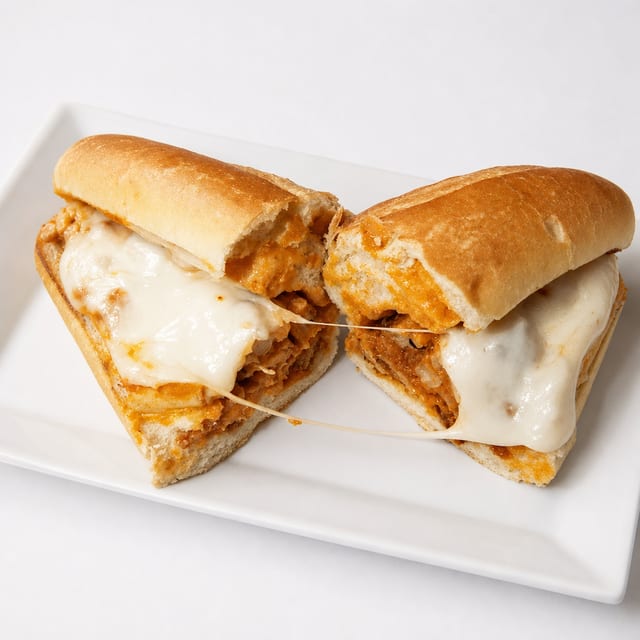 Vodka Chicken Parm Sandwich.