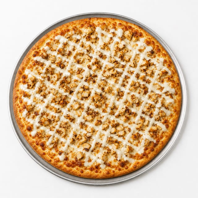 Chicken Bacon Ranch Pizza.