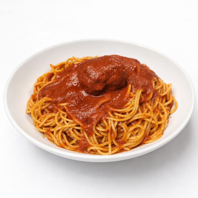 Kids Spaghetti & Meatballs.