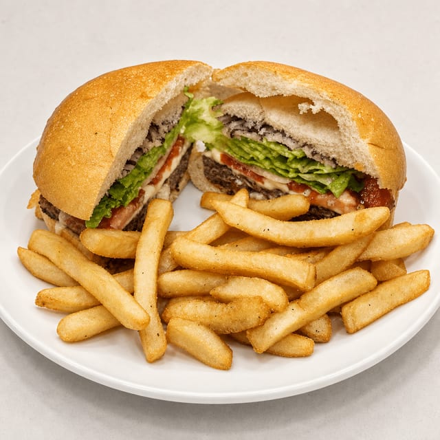 Bacon Deluxe Burger.