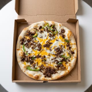 Cheesesteak Pizza