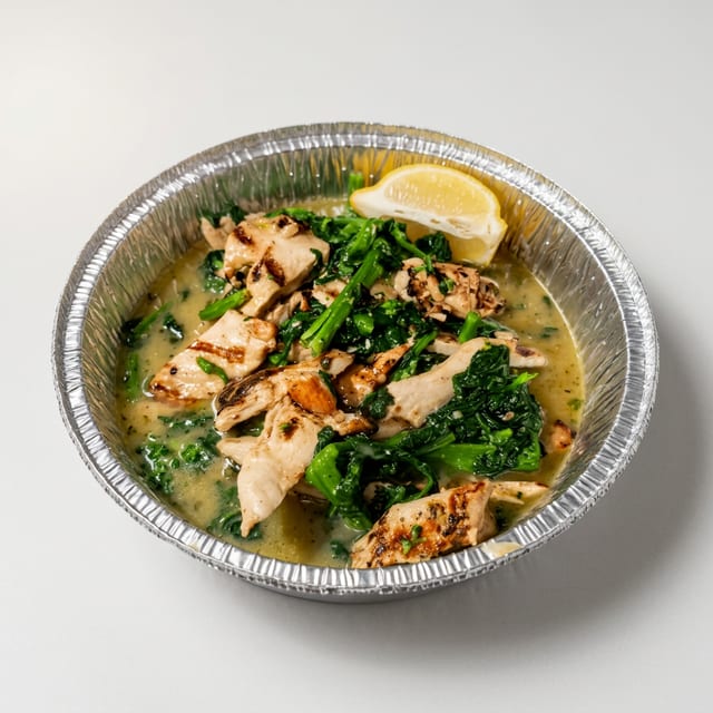 Broccoli Rabe & Chicken.