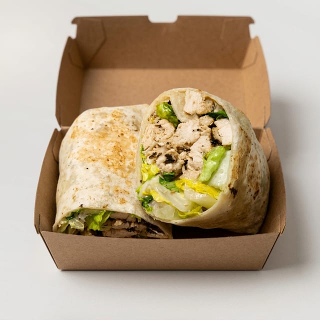 Chicken Caesar Wrap.