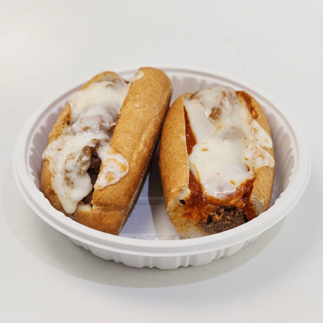 Meatball Parm Sandwich.