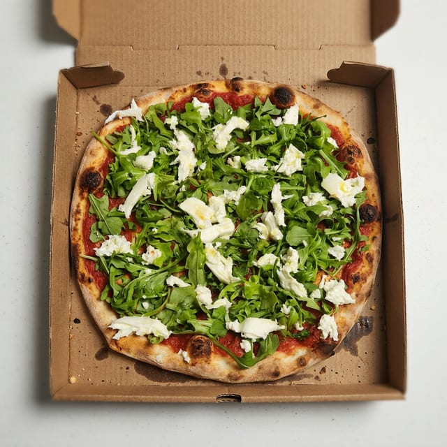 Burrata Pizza.