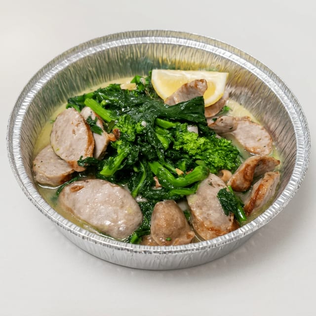 Broccoli Rabe & Sausage.