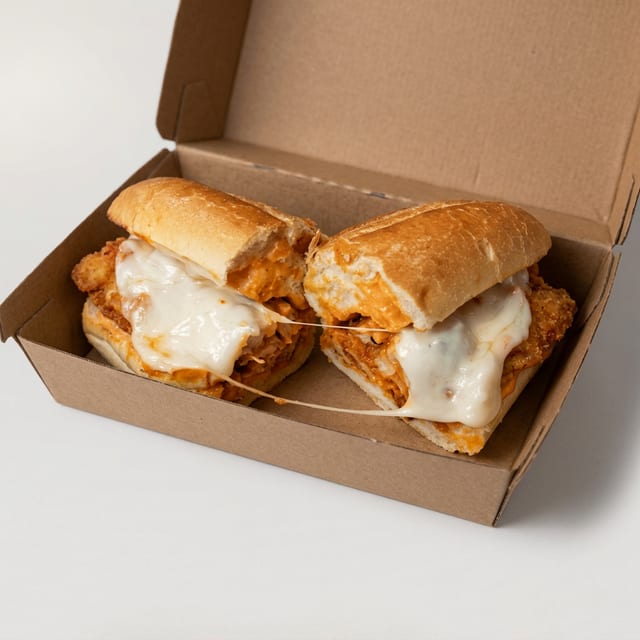 Vodka Chicken Parm Sandwich.