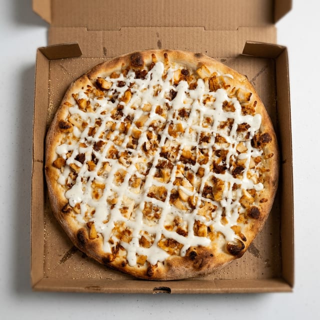 Chicken Bacon Ranch Pizza.