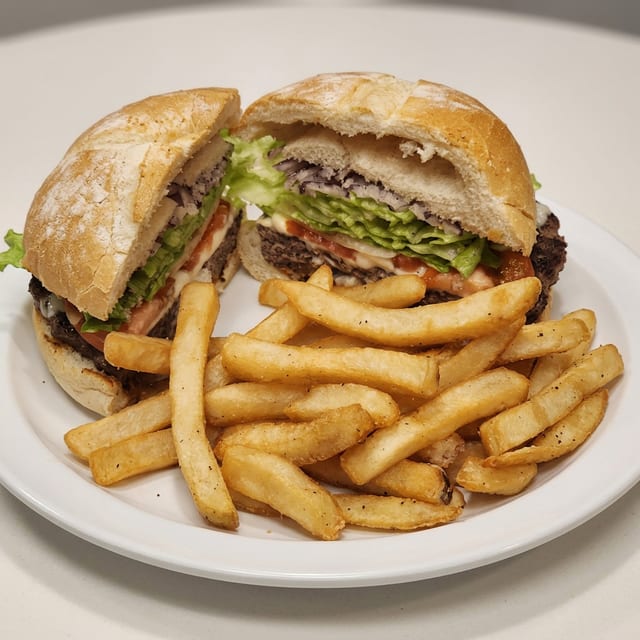 Bacon Deluxe Burger.